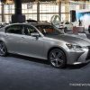 2017 Lexus GS 350 silver sedan car on display Chicago Auto Show