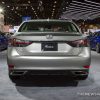 2017 Lexus GS 350 silver sedan car on display Chicago Auto Show