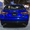2017 Lexus GS F blue sedan car on display Chicago Auto Show
