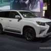 2017 Lexus GS white SUV on display Chicago Auto Show