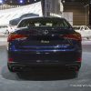 2017 Lexus IS 300 blue sedan car on display Chicago Auto Show