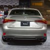 2017 Lexus IS 350 F Sport silver sedan car on display Chicago Auto Show