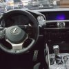 2017 Lexus IS 350 F Sport silver sedan car on display Chicago Auto Show