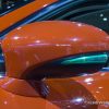 2017 Lexus IS Sriracha orange sedan car on display Chicago Auto Show