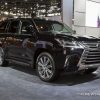 2017 Lexus LX black SUV on display Chicago Auto Show