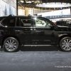 2017 Lexus LX black SUV on display Chicago Auto Show