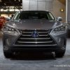 2017 Lexus NX 300h silver SUV on display Chicago Auto Show