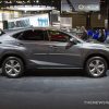 2017 Lexus NX 300h silver SUV on display Chicago Auto Show