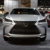 2017 Lexus NX Turbo F Sport silver SUV on display Chicago Auto Show