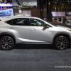 2017 Lexus NX Turbo F Sport silver SUV on display Chicago Auto Show