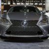 2017 Lexus RC 350 F Sport silver coupe car on display Chicago Auto Show