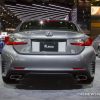 2017 Lexus RC 350 F Sport silver coupe car on display Chicago Auto Show