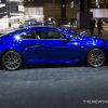 2017 Lexus RC F Sport blue coupe car on display Chicago Auto Show