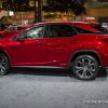 2017 Lexus RX 450h red SUV on display Chicago Auto Show