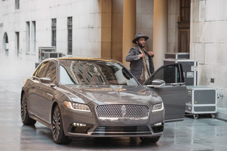  Gary Clark Jr with the 2017 Lincoln Continental