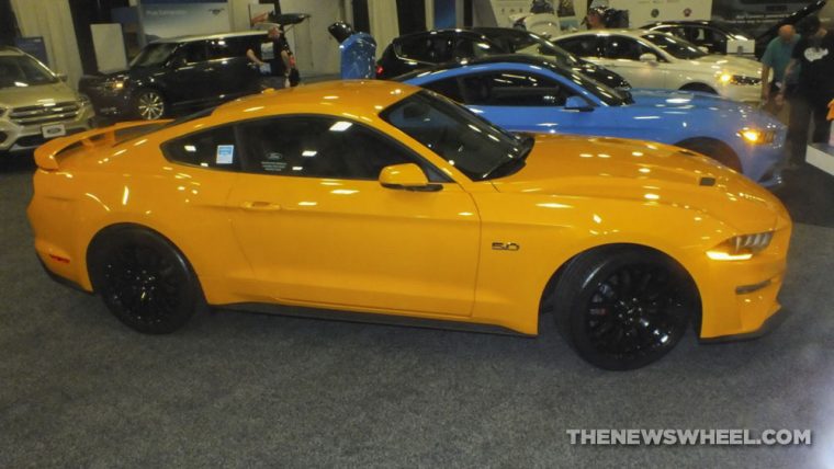 The 2018 Ford Mustang was one of the most stunning cars at the 2017 Dayton Auto Show