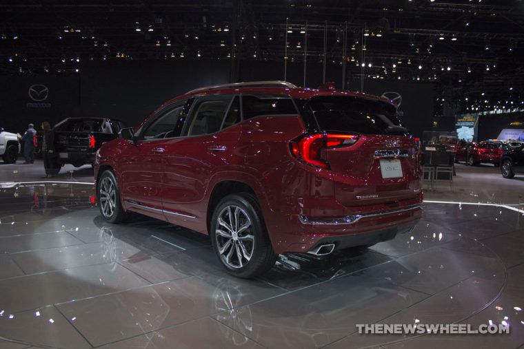 GMC brought its full lineup of vehicles to the 2017 Chicago Auto Show, including the 2018 GMC Terrain