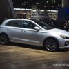 2018 Hyundai Elantra GT Sport white sedan car debut at Chicago Auto Show