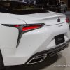 2018 Lexus LC 500h white sedan car on display Chicago Auto Show