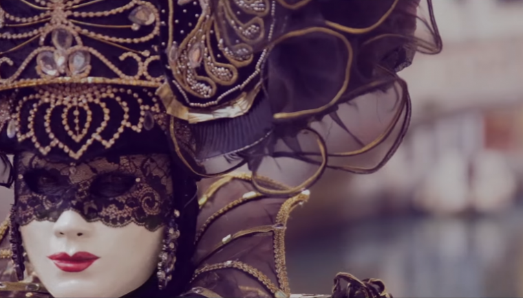 The commercials also includes Venetian Masks, because they're Italian too?