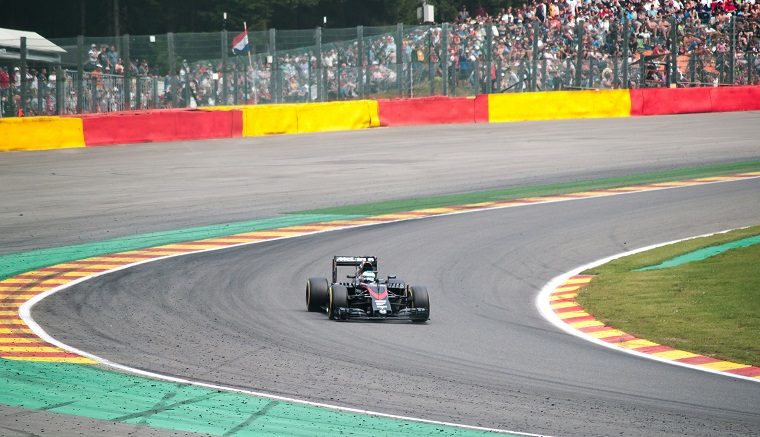 Alonso at the 2015 Belgian Grand Prix