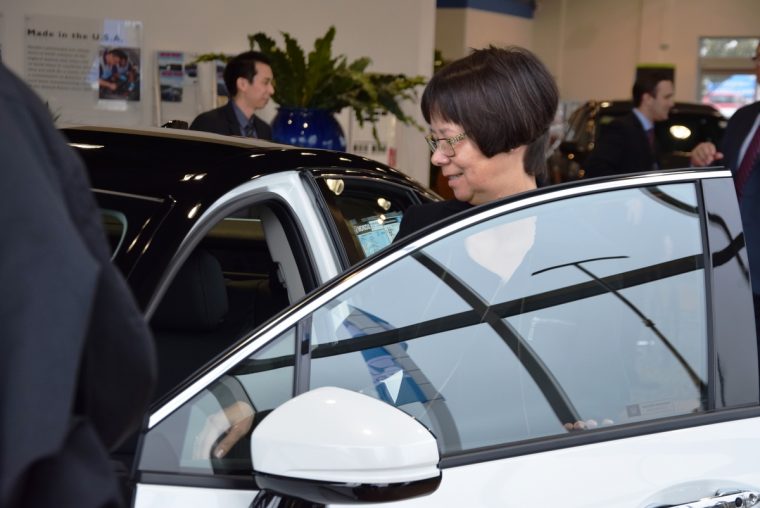 Heather Mc Laughlin Takes Delivery of the First Clarity Fuel Cell in Northern California at Dublin Honda on February 6, 2017