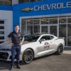 Jeff Gordon poses with 2017 Camaro ZL1 Daytona 500 Pace Car