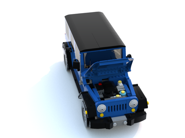The removable hardtop for the LEGO WranglerPhoto: LEGO Ideas 