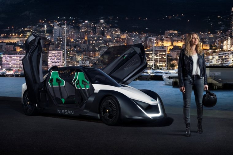 Margot Robbie and the Nissan BladeGlider