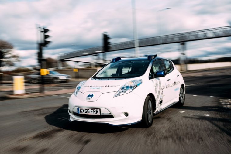 Nissan conducts on-road autonomous vehicle testing in Europe