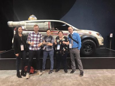 The News Wheel's Chicago Auto Show Team at the Nissan Booth