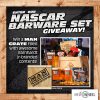 The News Wheel Man Crate Giveaway Banner Image NASCAR prize square