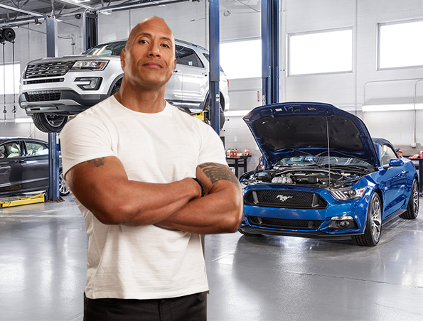 Dwayne The Rock Johnson Ford Ambassador of Service