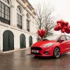 Ford Fiesta Valentine's balloons