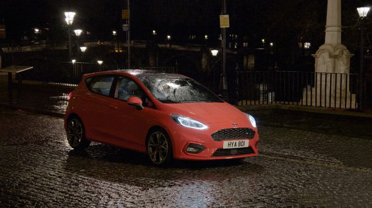 Ford Fiesta Valentine's balloons