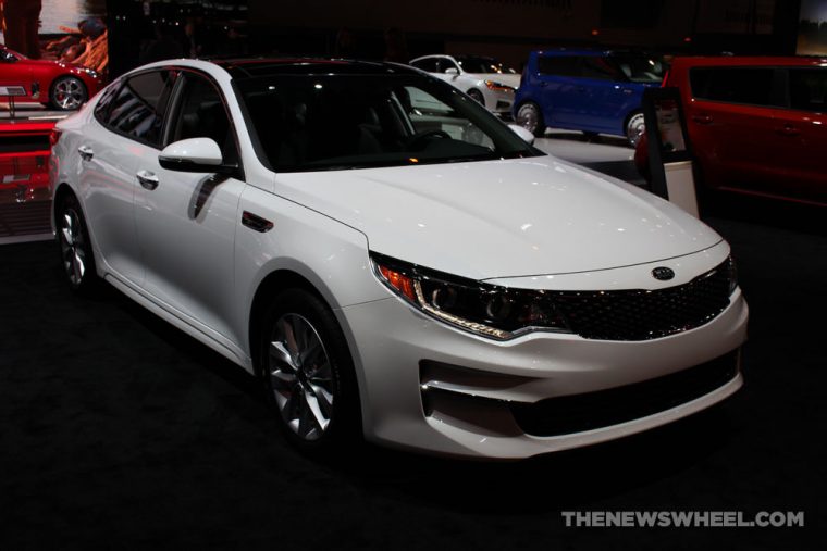 The 2017 Kia Optima carries a starting MSRP of $22,200 and earns up to 31 mpg combined 