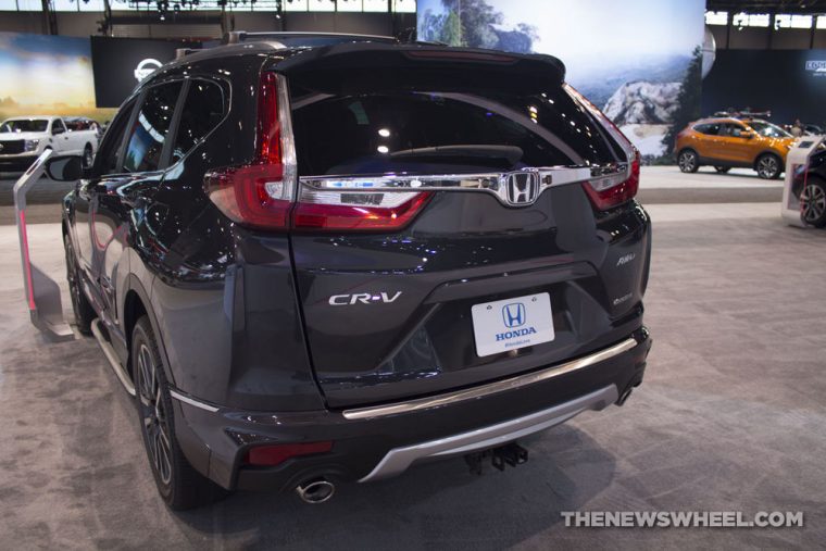 The 2017 Honda CR-V has a starting MSRP of $24,045 and earns up to 32 mpg on the highway