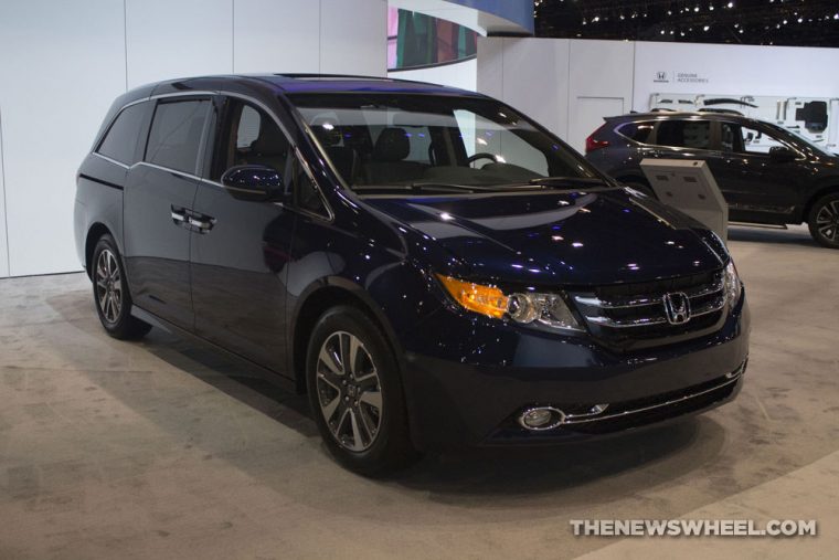 The 2017 Honda Odyssey carries a starting MSRP of $29,850 and earns up to 27 mpg on the highway