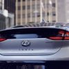 2017 Hyundai Ioniq hybrid car EV overview model information pictures tail lights trunk