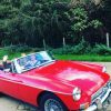 Geri Horner Mother 1967 MGB Roadster