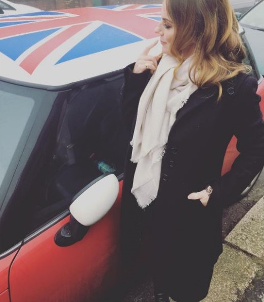 Geri Horner Union Jack MINI Cooper