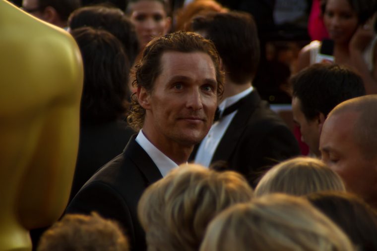 Matthew McConaughey at the New York Auto Show