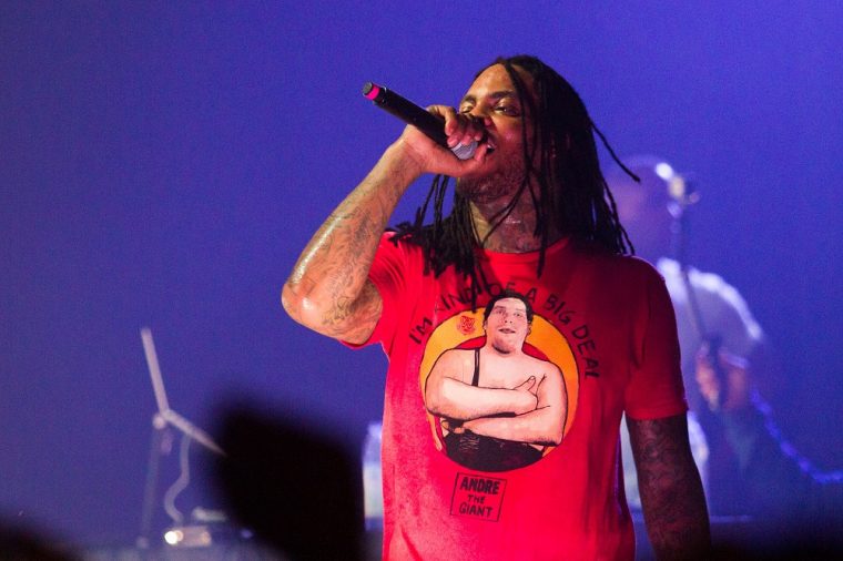 Waka Flocka at the New York Auto Show