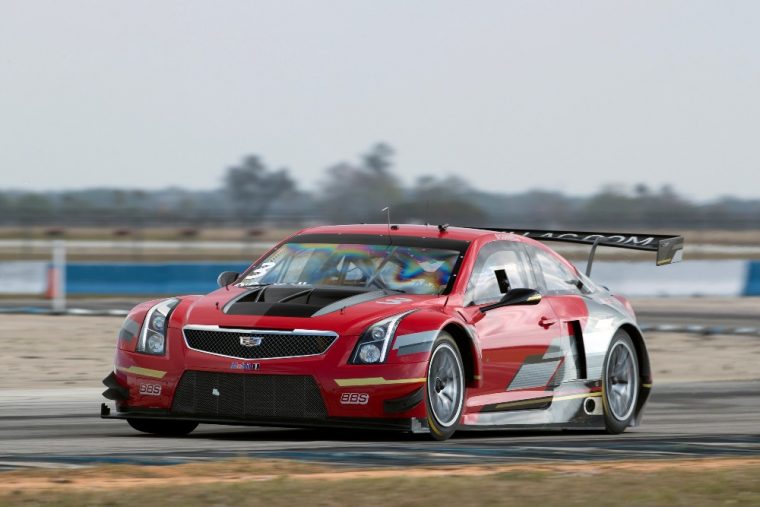 Johnny O’Connell drives the No. 3 Cadillac ATS-V.R Coupe for Cadillac Racing