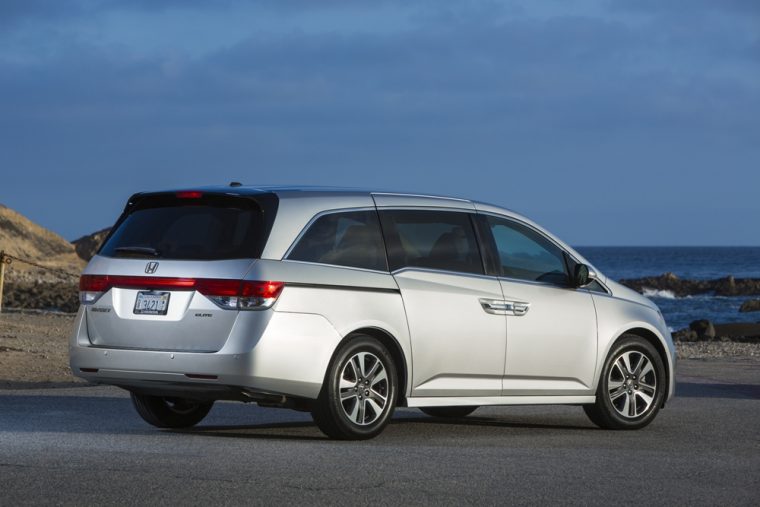 The 2017 Honda Odyssey carries a starting MSRP of $29,850 and earns up to 27 mpg on the highway