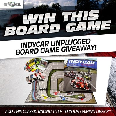 The New Wheel Giveaway INDYCAR Unplugged board game family fun racing win free post