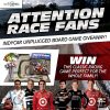 The New Wheel Giveaway INDYCAR Unplugged board game motor car racing win free post