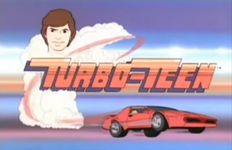 Turbo Teen cartoon TV show 1980s animated boy car title screen