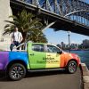 Holden Colorado rainbow livery