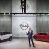 Opel VP of Design Mark Adams with the Crossland X and Insignia Grand Sport